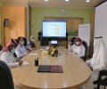 اجتمع فريق مركز بيت الخبرة مع مدير إدارة المشاريع بمركز واقف 